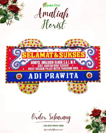 Papan Bunga Ucapan Selamat Kotabaru